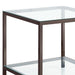 Weston - 1 Shelf Side End Table - Nickel Furniture Max
