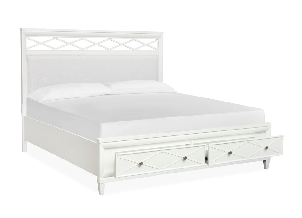 Springhouse - Upholstered Panel Storage Bed Magnussen Furniture