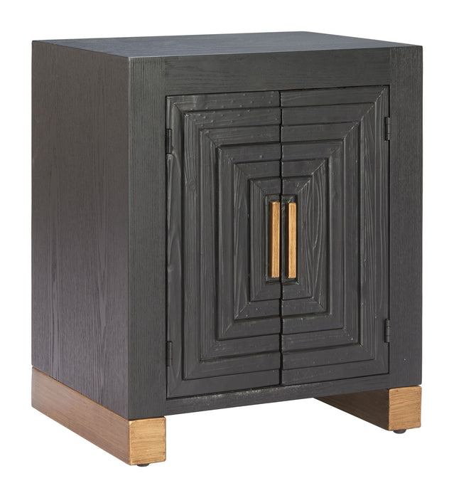 Trazo - Side Table - Black Zuo Modern