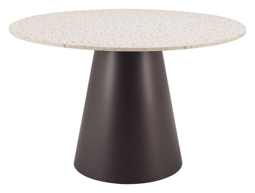 Jorf - Dining Table - Beige / Bronze Zuo Modern