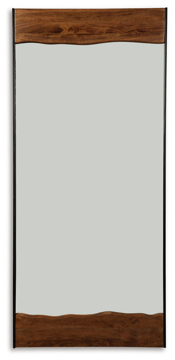 Panchali - Floor Mirror - Brown / Black Signature Design by Ashley®