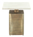 Nyra - Side Table - White / Brass Zuo Modern