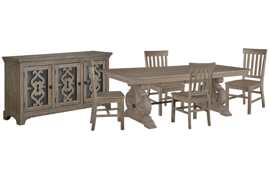 Tinley Park - Extendable Rectangular Dining Table Set Magnussen Furniture
