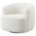 Denae - Upholstered Swivel Chair - Ivory Furniture Max