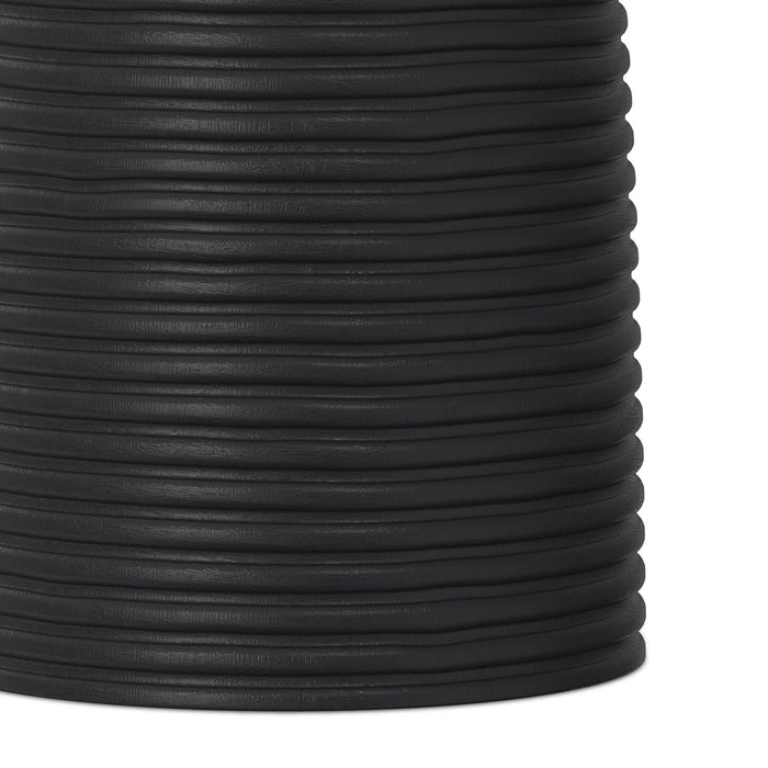 Boyd - Ribbed Accent Table - Black Simpli-Home