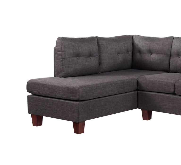 Dalia - Linen Modern Sectional Sofa With Left Facing Chaise