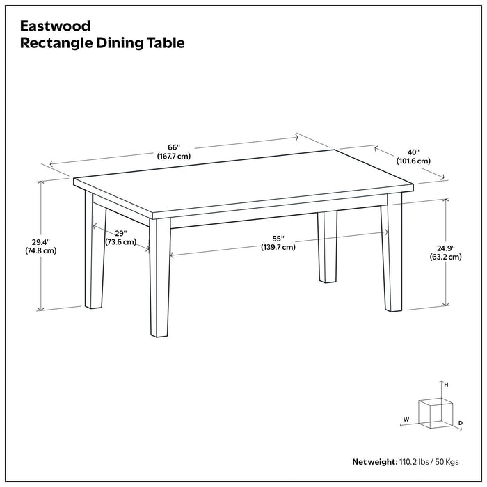 Eastwood - Handcrafted Dining Table Simpli-Home