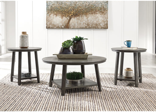 Caitbrook - Occasional Table Set (Set of 3) - Gray Signature Design by Ashley®