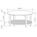 Brookson - Round 2 Piece Coffee And End Table Set - Natural Furniture Max