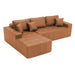 L - Shaped Corner Chaise Sofa Bed Home Essentials