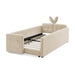 Cute Rabbit Ear Upholstered Platform Bed Frame With Safety Rail Home Essentials