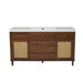 Bathroom Vanity With Sink, 5 Legs, Soft Close Drawers Noble House