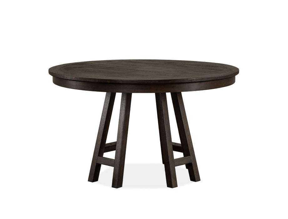 Westley Falls - Round Dining Table - Graphite Magnussen Furniture
