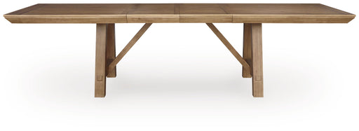 Ridgester - Rectangular Dining Room Extension Table - Light Brown Benchcraft®