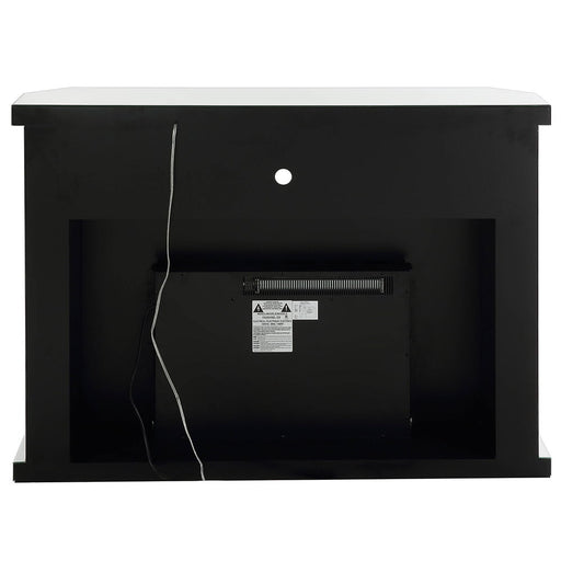 Noralie - 51" Fireplace With LED - Mirrored & Faux Diamonds ACME