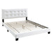 Modern Style Bed With Upholstered Rectangle Headboard Home Essentials