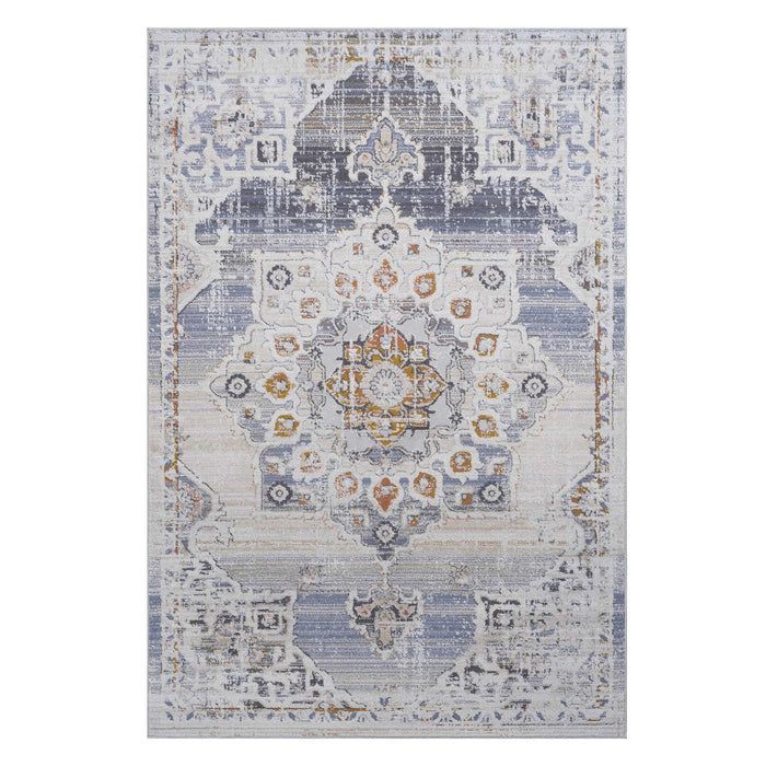 Payas - 2' x 3' Medallion Non-Shedding Living Room Bedroom Dining Home Office Stylish And Stain Resistant Area Rug - Cream / Gold