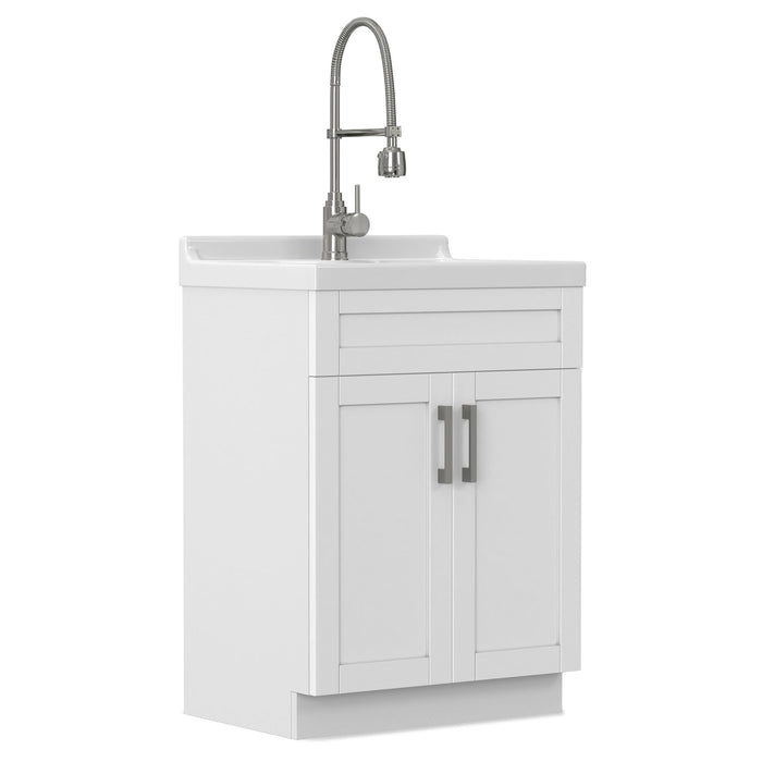 Hennessy - Deluxe Laundry Utility Sink And Cabinet Simpli-Home
