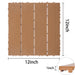 Plastic Interlocking Deck Tiles, Patio Flooring Outdoor Waterproof All Weather Use Daily Nest