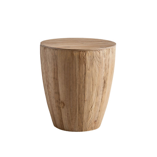 Vintage Style Barrel Coffee Table With Storage Home Essentials