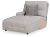 Acklen Place - Laf Power Reclining Back Chaise - Pewter Signature Design by Ashley®