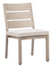 Reefline - Armless Dining Chair (Set of 2) - Gray / Light Brown Zuo Modern