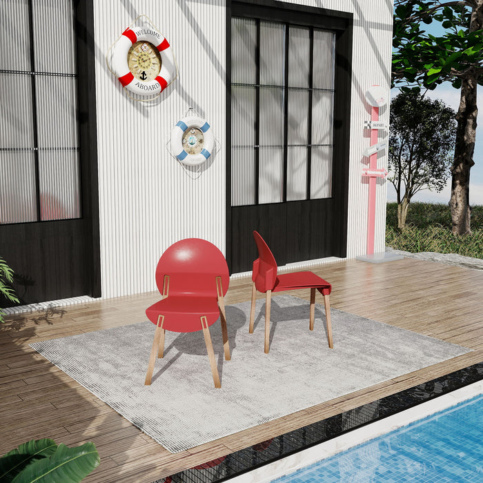 4 Piece Set Of Single Chairs With A Design Combining Modern And Traditional Elements Home Essentials