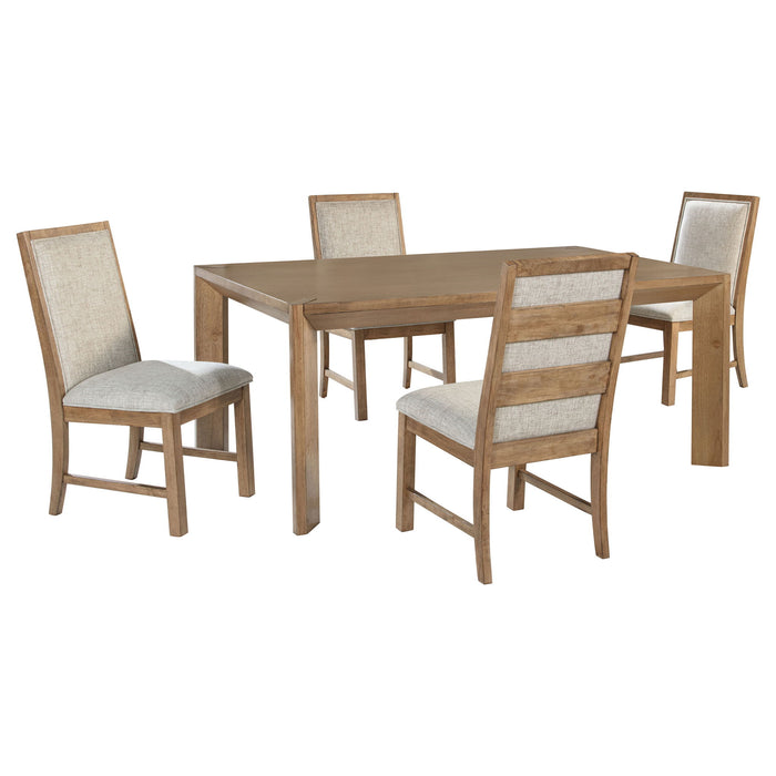 Rectangular Dining Set With Angular Legs Furniture Max