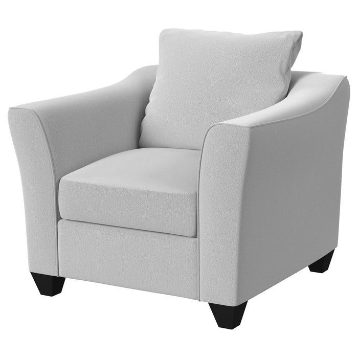 Alcazar - Arm Accent Chair - Gray Furniture Max