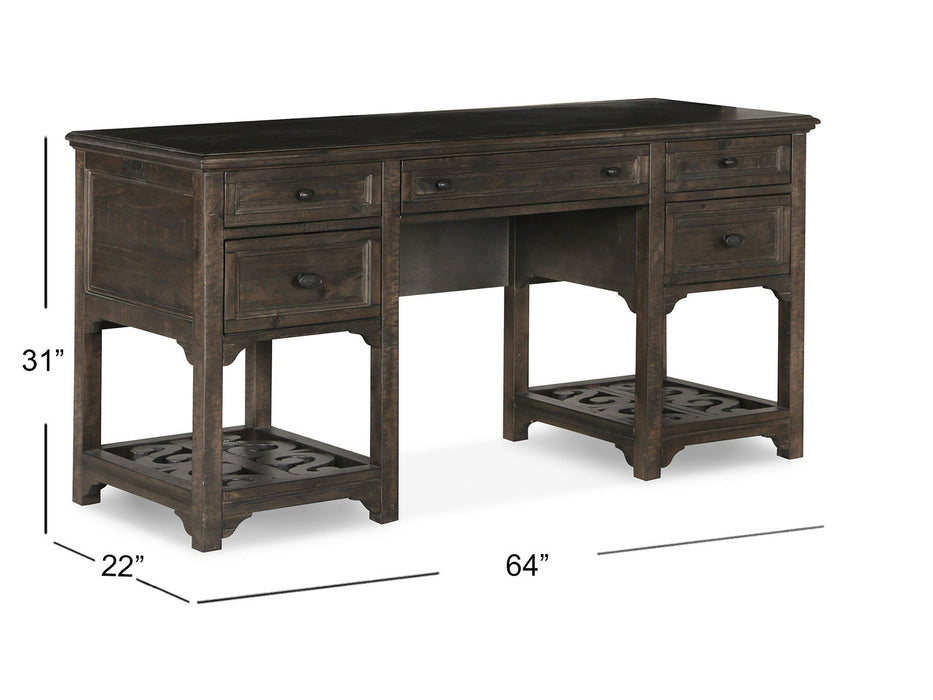 Bellamy - Desk Base - Peppercorn Magnussen Furniture