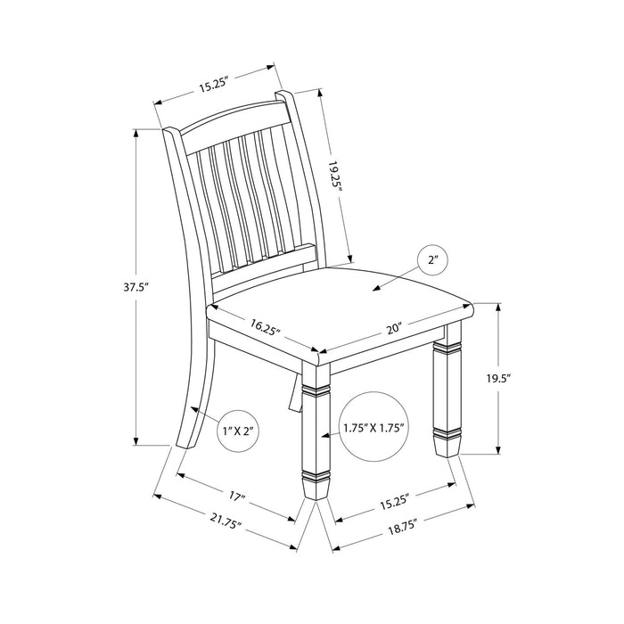 Transitional Dining Chair (Set of 2) 8th Street