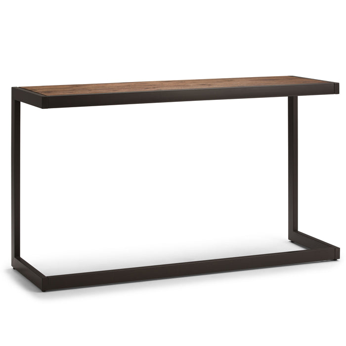 Erina - Console Sofa Table - Rustic Natural Aged Brown