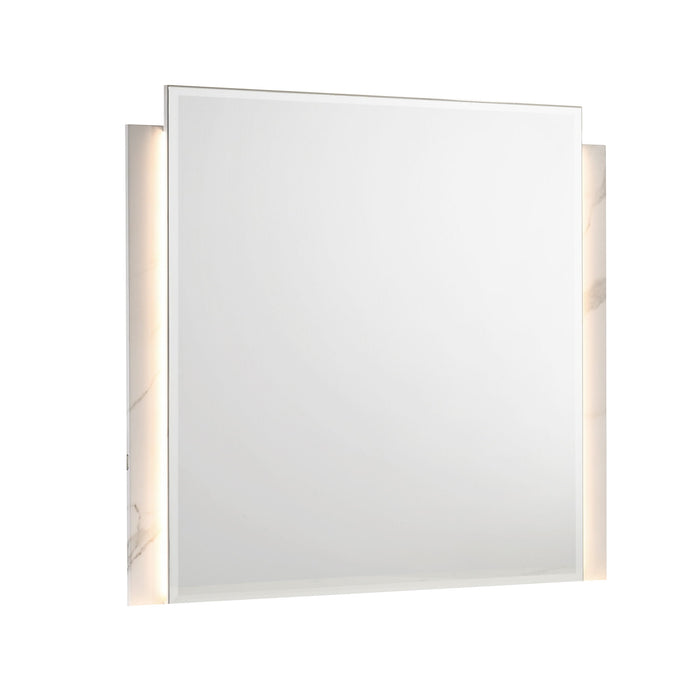 Altima - LED Dresser Mirror With Integrated Vertical Light Strips (Dresser Not Included) - Gray Matrix Furniture Group
