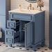 Bathroom Vanity With Sink, Compact Cabinet & 2 Drawers And Adjustable Shelf Hearth and Haven