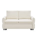 Convertible Sofa Bed Loveseat With Adjustable Backrest And USB Ports Hearth and Haven