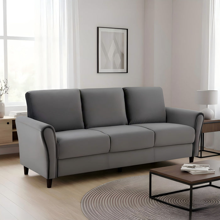 Patricia - Curved Arm 3 Seater Sofa US Pride