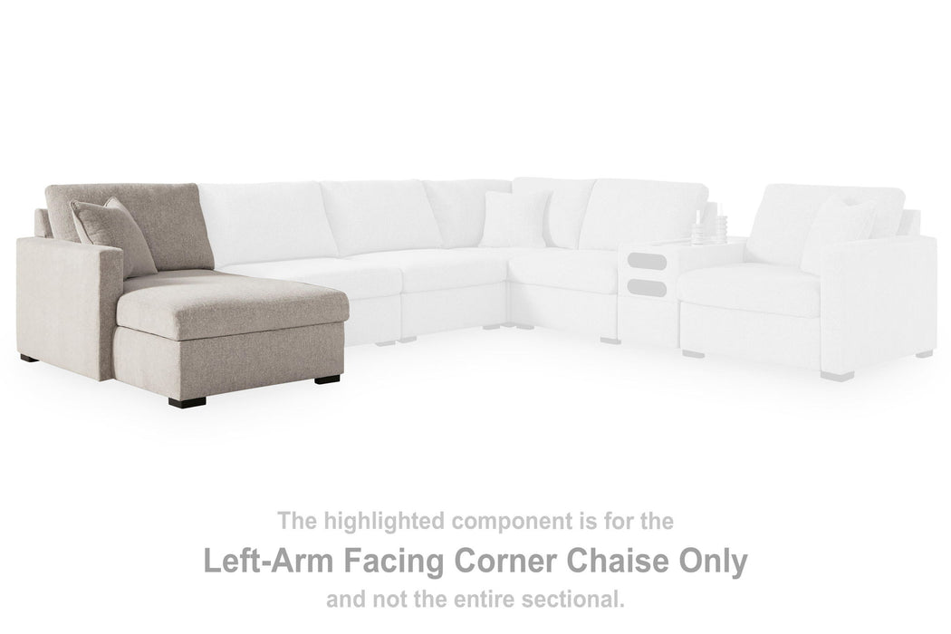 ModMax Luxe - LAF Corner Chaise With Storage - Flint Benchcraft®