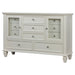 Dennis - 11 Drawer Dresser - Cream White Furniture Max
