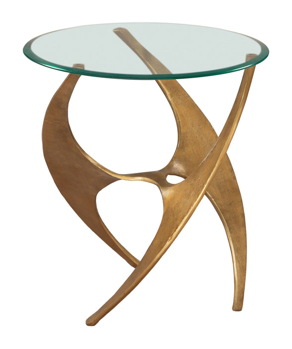 Sabel - Side Table - Gold Zuo Modern