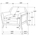 Caspian - Accent Chair - Gray Furniture Max