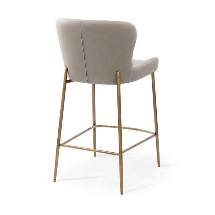Modern Counter Stool With Upholstered Seat New Ridge Home