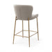 Modern Counter Stool With Upholstered Seat New Ridge Home