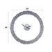 Kachina - 39" Wall Clock - Mirrored & Faux Gems ACME