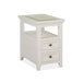 Heron Cove - Chairside End Table - Chalk White Magnussen Furniture