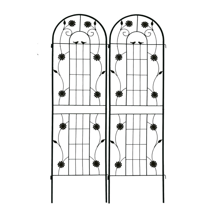 Metal Garden Trellis Rustproof Trellis For Climbing Plant Outdoor Flower Support Daily Nest