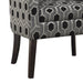 Barrel Back Accent Chair - Gray Furniture Max