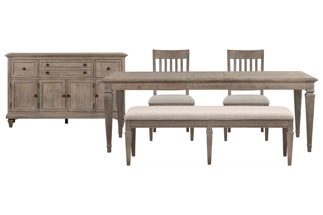 Lancaster - 5 Piece Extendable Rectangular Dining Table Set Magnussen Furniture