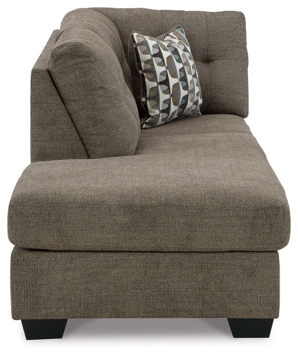 Mahoney - Laf Corner Chaise - Chocolate Signature Design by Ashley®