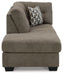 Mahoney - Laf Corner Chaise - Chocolate Signature Design by Ashley®