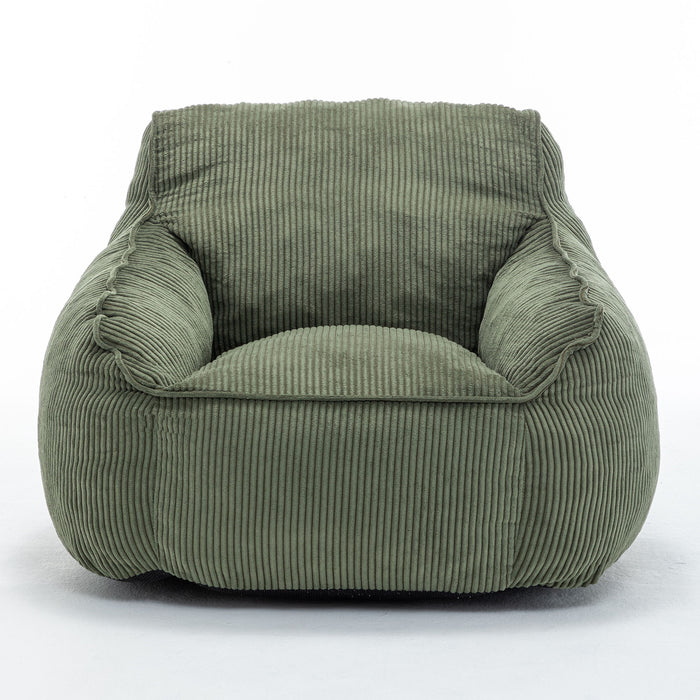 Comfy Bean Bag Chair With Filler, Fluffy And Cozy Seating Home Essentials